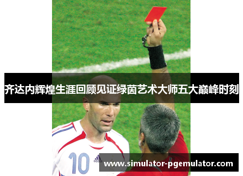 齐达内辉煌生涯回顾见证绿茵艺术大师五大巅峰时刻