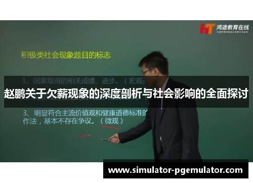 赵鹏关于欠薪现象的深度剖析与社会影响的全面探讨 赵鹏关于欠薪现象的深度剖析与社会影响的全面探讨