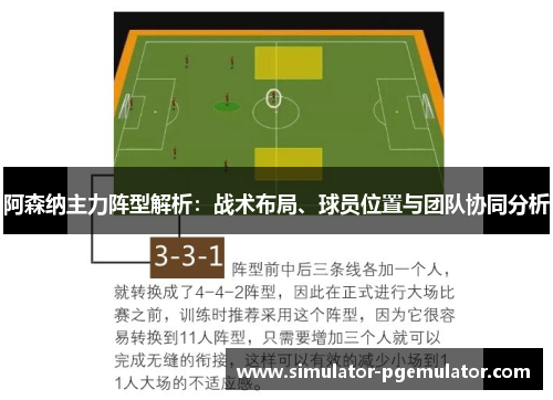 阿森纳主力阵型解析：战术布局、球员位置与团队协同分析