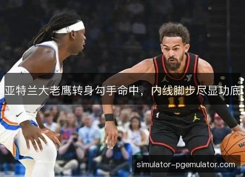 亚特兰大老鹰转身勾手命中，内线脚步尽显功底